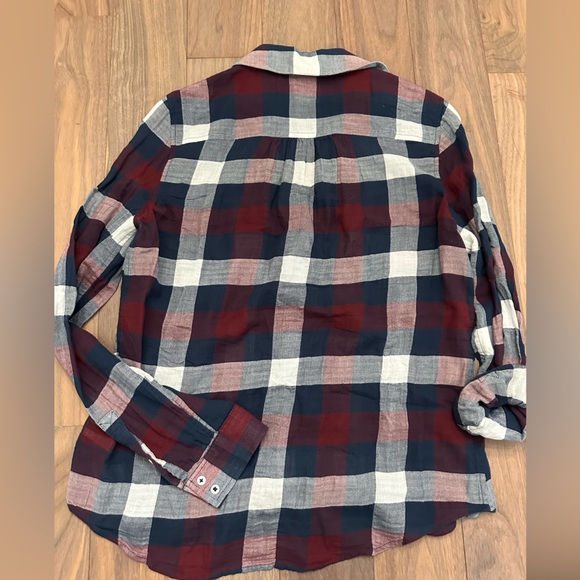 PAIGE Multicolor Plaid Button-Down Shirt - Picture 2 of 4